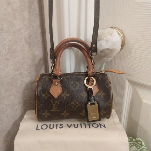 Louis Vuitton Mini Speedy Crossbody with Strap - Picture 1 of 16